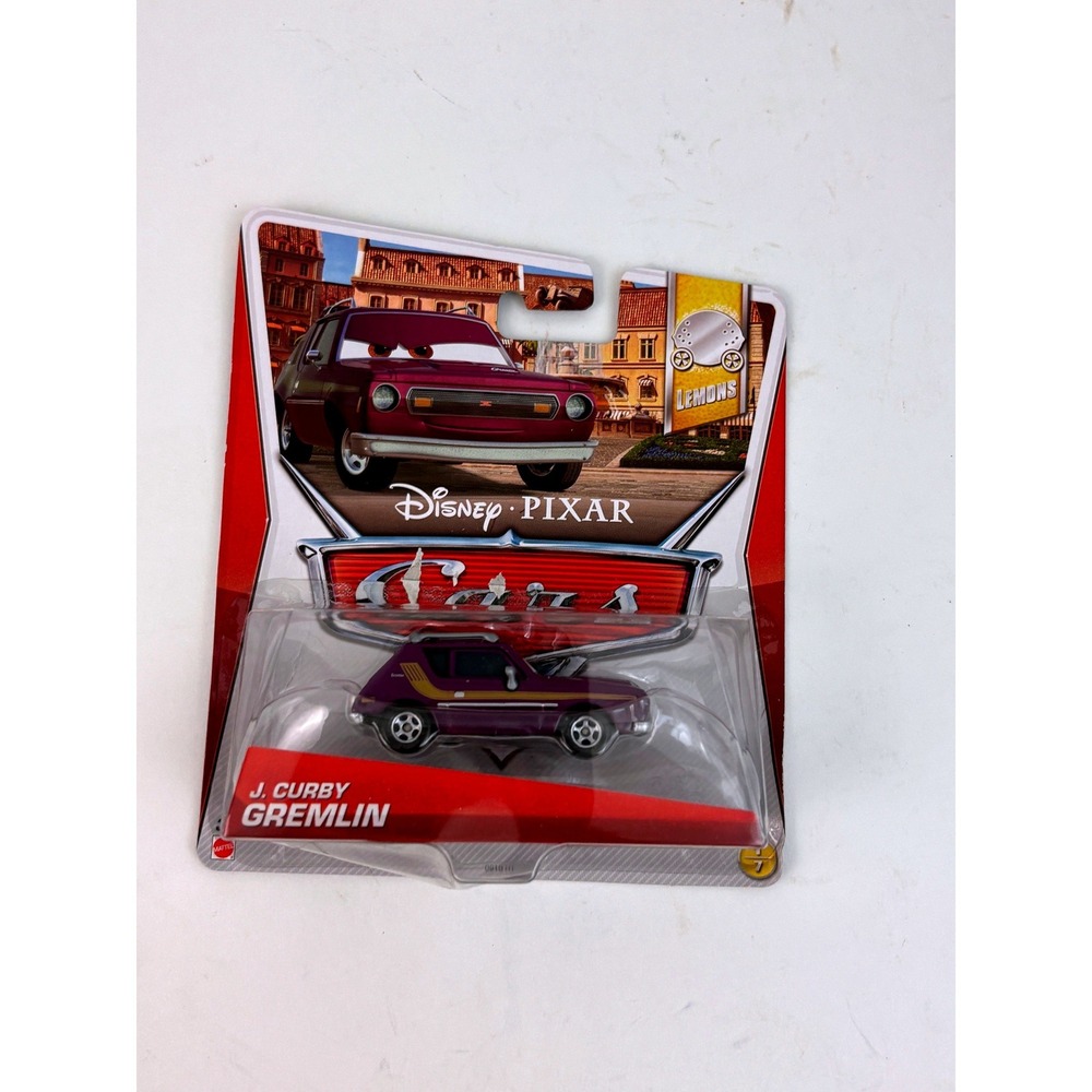 Disney Pixar Cars J Curby Gremlin Lemons #7 Mattel Diecast New Sealed